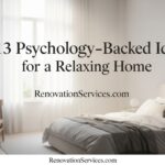 A bright, relaxing living room showcasing psychology-backed interior design ideas from Renovationservices.com.