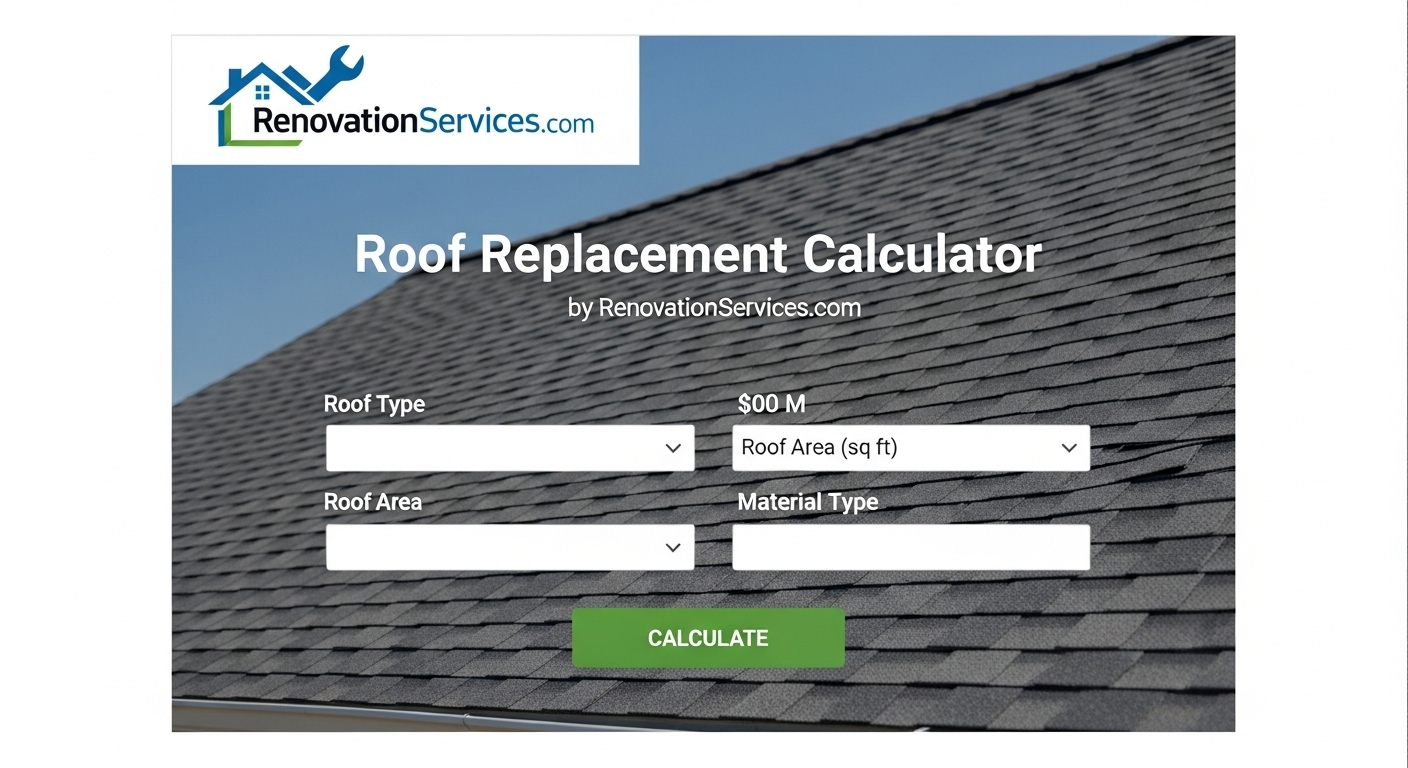 Roof Replacement Calculator